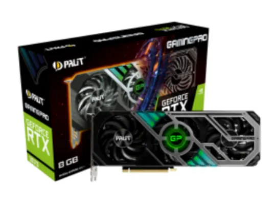 Placa de Vídeo Palit NVIDIA GeForce RTX 3070 GamingPro LHR, 8GB GDDR6, DLSS, Ray Tracing