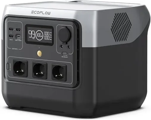 ECOFLOW RIVER 2 Pro Portable Power Station - bateria LiFePO4 de 768Wh - 220V