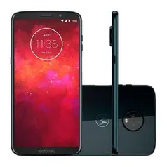 Smartphone Motorola Moto Z3 Play Dual Chip Tela 6 64GB 4G Câmera 12MP + 5MP | R$1.283