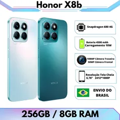 [Do Brasil] Honor X8b 4G 256GB ROM / 8GB RAM