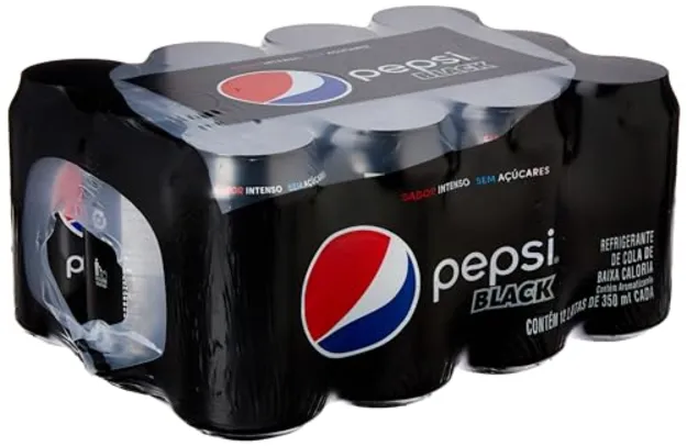 (REC) Refrigerante Pepsi Zero, Lata 350Ml Pack (12 Unidades)