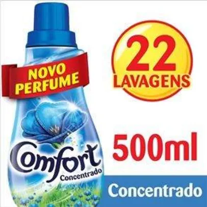 [Extra] Amaciante Comfort Concentrado Original 500 ml por R$ 5