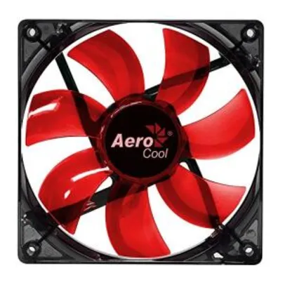 Cooler Fan 12cm RED LED EN51363 Vermelho AEROCOOL | R$ 26