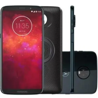 Smartphone Motorola Moto Z3 Play Stereo Speaker Edition 64GB XT1929 Índigo por R$ 1420