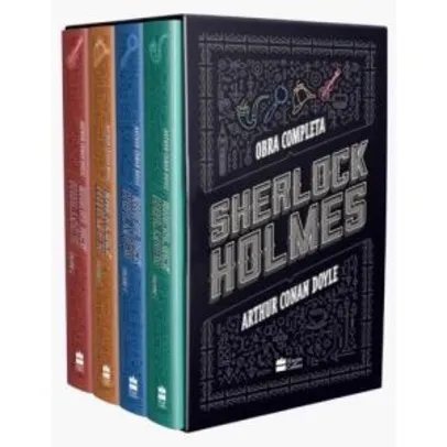 [Selecionados] Box Livro Sherlock Holmes - 4 Volumes Capa dura | R$56