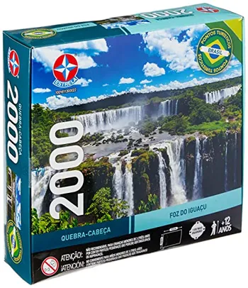 Quebra-cabeça Foz do Iguaçú, 2000 peças, Estrela - Exclusivo Amazon