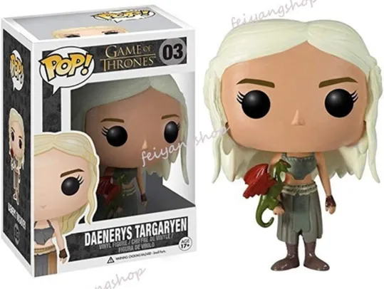 [internacional / 2 Uni/ Ame R$ 47,49/ SC R$ 37 99] Funk Pop Game of Thrones Figura de Ação Daenerys Targaryen