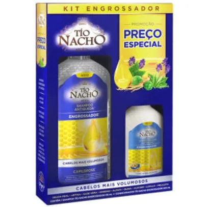 Shampoo 415ml+condicionador 200ml Tio Nacho Engrossado | R$33