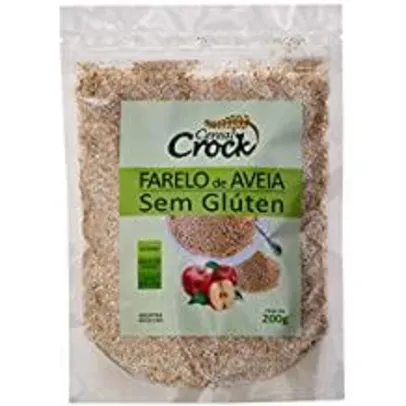 [Prime] Farelo de Aveia sem Glúten Cereal Crock, 200g