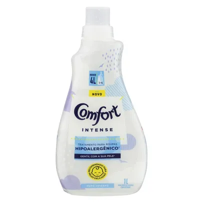 Amaciante Comfort Intense Puro cuidado em frasco 1L