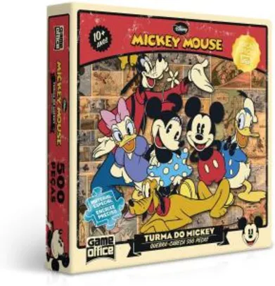 Quebra Cabeça 500 Peças a Turma do Mickey Toyster Brinquedos