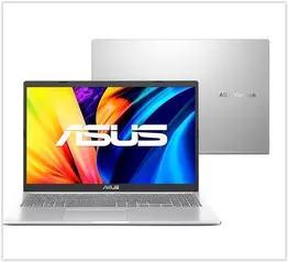 Notebook Asus Vivobook Intel Core I3 1115G4 4GB 256GB SSD Tela 15.6” Windows 11 X1500EA- EJ3665W