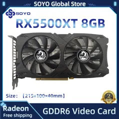 Placa de Vídeo RX 5500xt 8gb