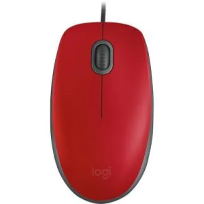 [APP] Mouse Logitech Silent M110 Vermelho 1000dpi - R$25