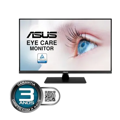 Monitor Asus Eye Care 31.5' IPS, 4K UHD, HDMI/DisplayPort, VESA, Ajuste de Ângulo, Adptive Sync, HDR10, Som Integrado - VP32UQ