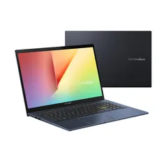 Notebook Asus Vivobook Intel Core i7-1165G7 8GB (NVIDIA MX330 2GB) 512GB SSD W10 15,6&quot; Preto X513EP-EJ231T