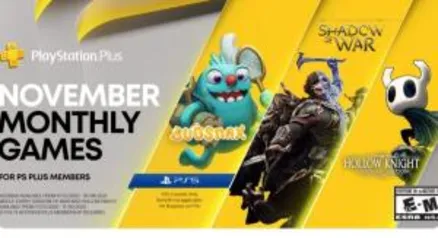 PSN PLUS NOVEMBRO