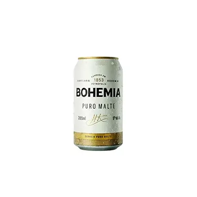 Cerveja Bohemia Puro Malte, Lata, 350 ml