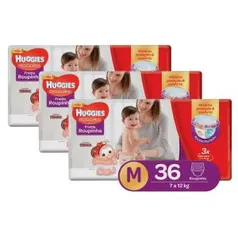 Fralda Huggies Turma da Mônica Roupinha Supreme Care Tamanho M - 108 Unidades (BUG)