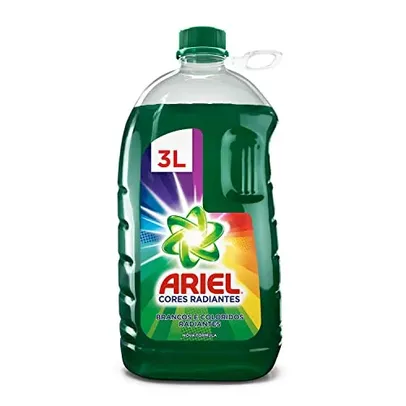 (kit 3un + REC) Ariel Sabão Líquido Cores Radiantes 3L