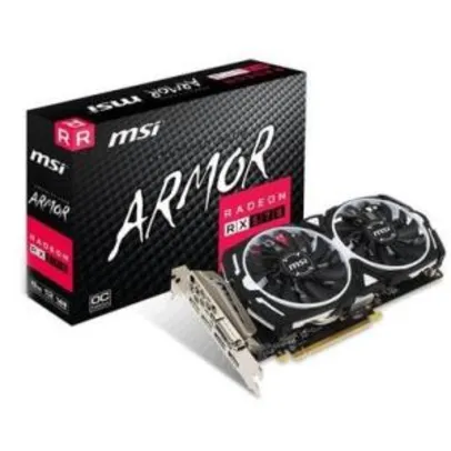 Placa de Vídeo MSI AMD Radeon RX 570 Armor 8G OC, GDDR5 - R$749