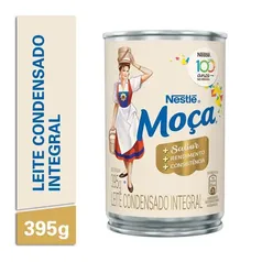 15 UNIDADES - Leite Condensado Integral Moça Lata 395g - R$ 3,88 UNID