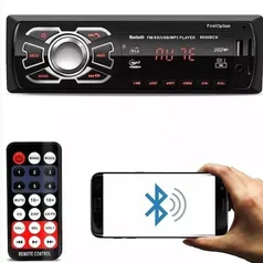 Rádio Bluetooth Aparelho De Som Carro Automotivo Pendrive Sd Rádio 