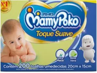 Lenço Umedecido MamyPoko Toque Suave - 200 Unidades