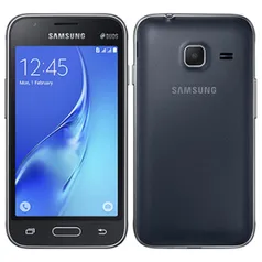 Smartphone Samsung Galaxy J1 Mini, Dual Chip, Preto, Tela 4", 3G+WiFi, Android 5.1, 5MP, 8GB POR R$371