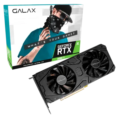 Placa de Video Galax GeForce RTX 3060 Ti (1-Click OC),  LHR, 8GB, GDDR6, DLSS, Ray Tracing, 36ISL6MD