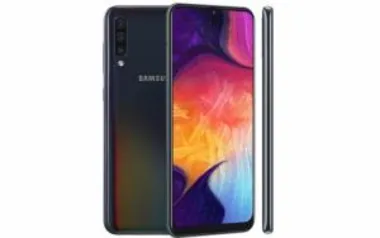 Smartphone Samsung Galaxy A50 64GB Dual Chip Android 9.0 Tela 6,4" Octa-Core 4G Câmera Tripla 25MP + 5MP + 8MP- Preto - R$1279