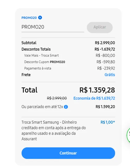 Imagen na descrição da promoção