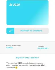 [Selecionados] 20R$ de desconto acima de R$40