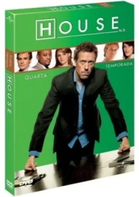 DVD House - 4ª Temporada - 4 Discos - R$ 11,90