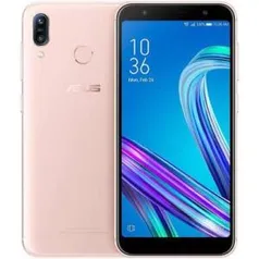 Smartphone Asus Zenfone Max M3 64GB Dourado 4G Tela 5.5 Pol. Câmera Dupla 13MP Selfie 5MP Dual Chip Android 9.0