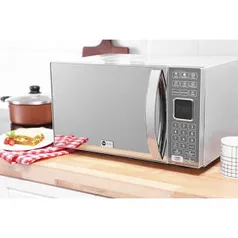 [R$235 COM AME] Micro-ondas Fun Kitchen 25L - Prata | R$365