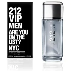 Perfume Masculino 212 VIP Men Carolina Herrera Eau de Toilette 200ml - Incolor