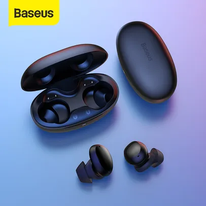 Fone de Ouvido Baseus W11 TWS Bluetooth Earphones Bluetooth 5.0 Wireless Headphones Waterproof, Support wireless charging, Fast charging|Bluetooth 