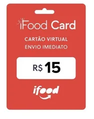 Gift Card Virtual Ifood - Pague R$10 e Receba R$15