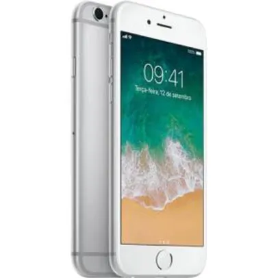 iPhone 6s 32GB Prata Tela Retina HD 4,7" 3D Touch Câmera 12MP - Apple | R$1.630