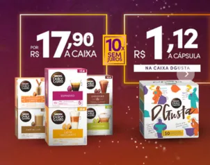 Monte a sua Caixa com cápsulas Nescafé Dolce Gusto