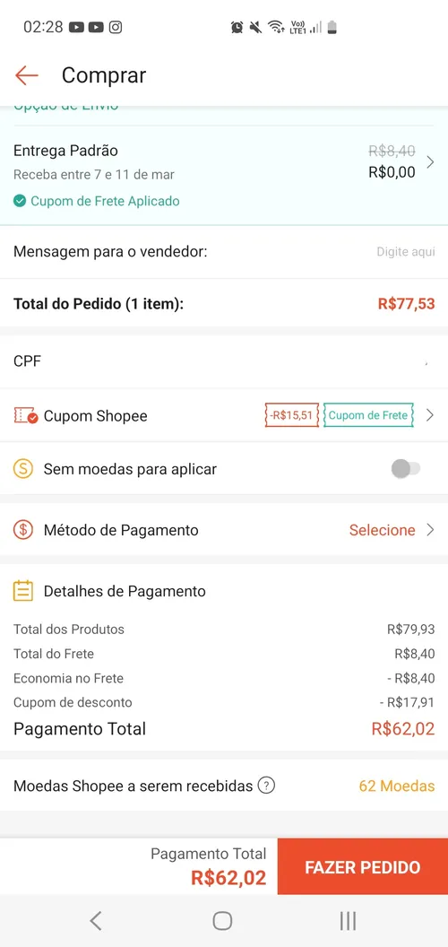 Imagen na descrição da promoção