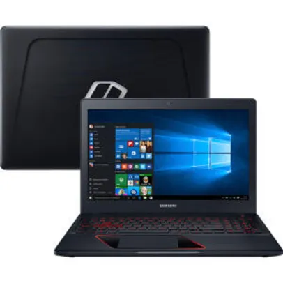 [R$2.627 AME+CC Americanas] Notebook Gamer Odyssey Core I5 8GB (GTX 1050 4GB) 1TB 15.6'' Samsung | R$3.257