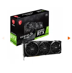 Placa de Vídeo MSI GeForce RTX 3080 VENTUS 3X PLUS 10G OC, LHR, 10GB, GDDR6X, DLSS, Ray Tracing, 912