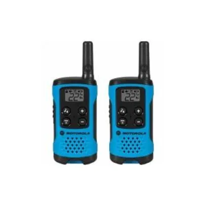 Radio Comunicador Talkabout 25KM T100BR AZUL Motorola | R$165