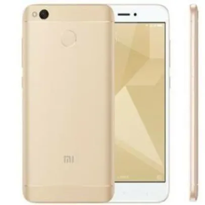 Smartphone Xiaomi Redmi 4x Dual Chip Android 6.0 Tela 5.0 32gb 4g Câmera 13mp - Dourado