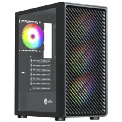 Gabinete Gamer Ninja Cloud, Mid Tower, Vidro Temperado, ATX, Black, Sem Fonte, Sem Fan