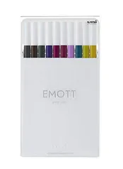 Caneta Extrafina, Uni-Ball, Emott Ever Fine, 58.3300, 10 cores | R$65