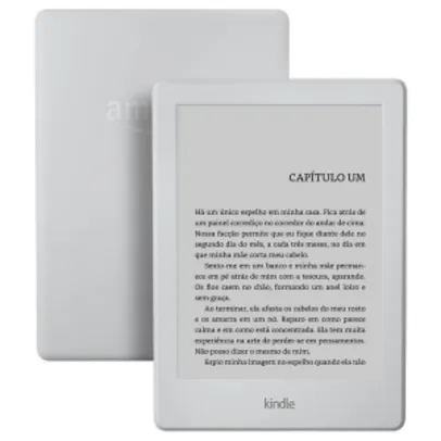 Kindle Branco com Wi-Fi 4GB Tela 6” com desconto no Visa Checkout por R$169,00
