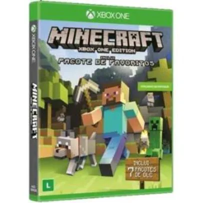 Jogo Xbox one Minecraft Favorites Pack Mídia Física - R$ 19,90